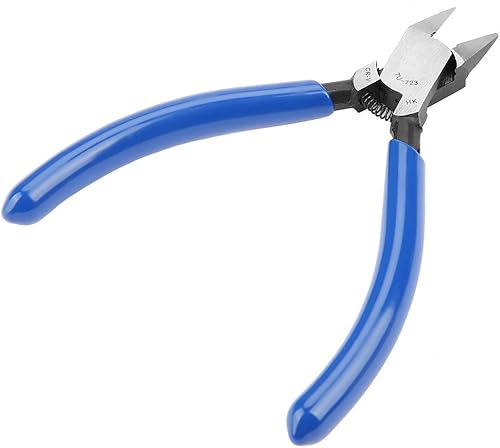 Miniatura 1 de Jeanoko Alicates de alambre eléctrico de 4 pulgadas Alicates de corte lateral de acero al cromo vanadio Alicates de alambre Alicates al ras Alicates