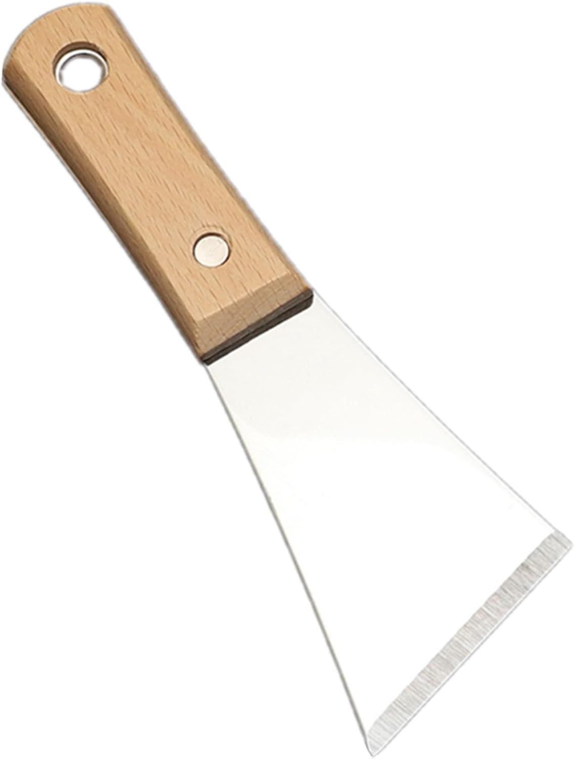 Steel Putty Cutter and Slanted Scraper Tool, Stainless Steel Drywall Finishing Knife for Glue and Adhesive Removal, Portable Trowel for Home Decoration and Polished Supplies