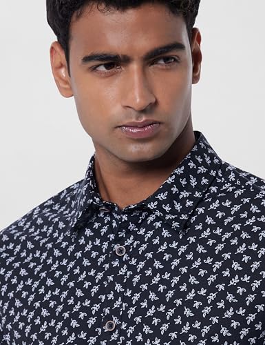 Image of Pepe Jeans Men's Casual Shirt | Trendy Printed Shirt for Men| Regular Fit | Full Sleeve | Available in Plus Size, Cotton