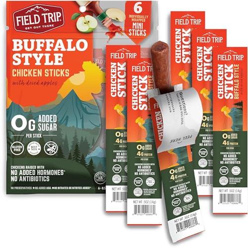 Field Trip Hormone Free Spicy Buffalo Chicken Jerky Snack Sticks