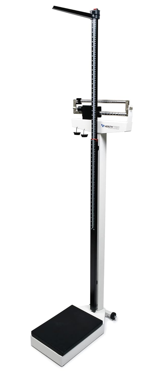 HealthTeam Physician Mechanical Beam Scale with Height Rod, Up to 490 lb. Body Weight, HT485 image 4 of 6 B007SGOL5E
