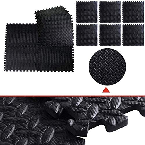 Dalles En Mousse EVA 63x63x1cm - Tapis De Sport Puzzle Pour Protection Sol, Garage, Fitness