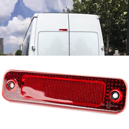 AUTOXBERT Der Hinteren Dritten Bremsleuchte Für Ford Transit MK7 Tourneo 2006–2014 Hohes Niveau Bremslicht-Ersatz, Rote Linse