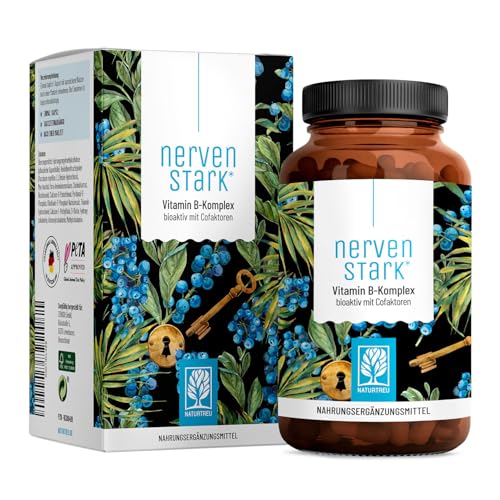 Vitamin B Komplex (B1-B12) mit 3 Kofaktoren aktiv - Alle 8- B Vit...
