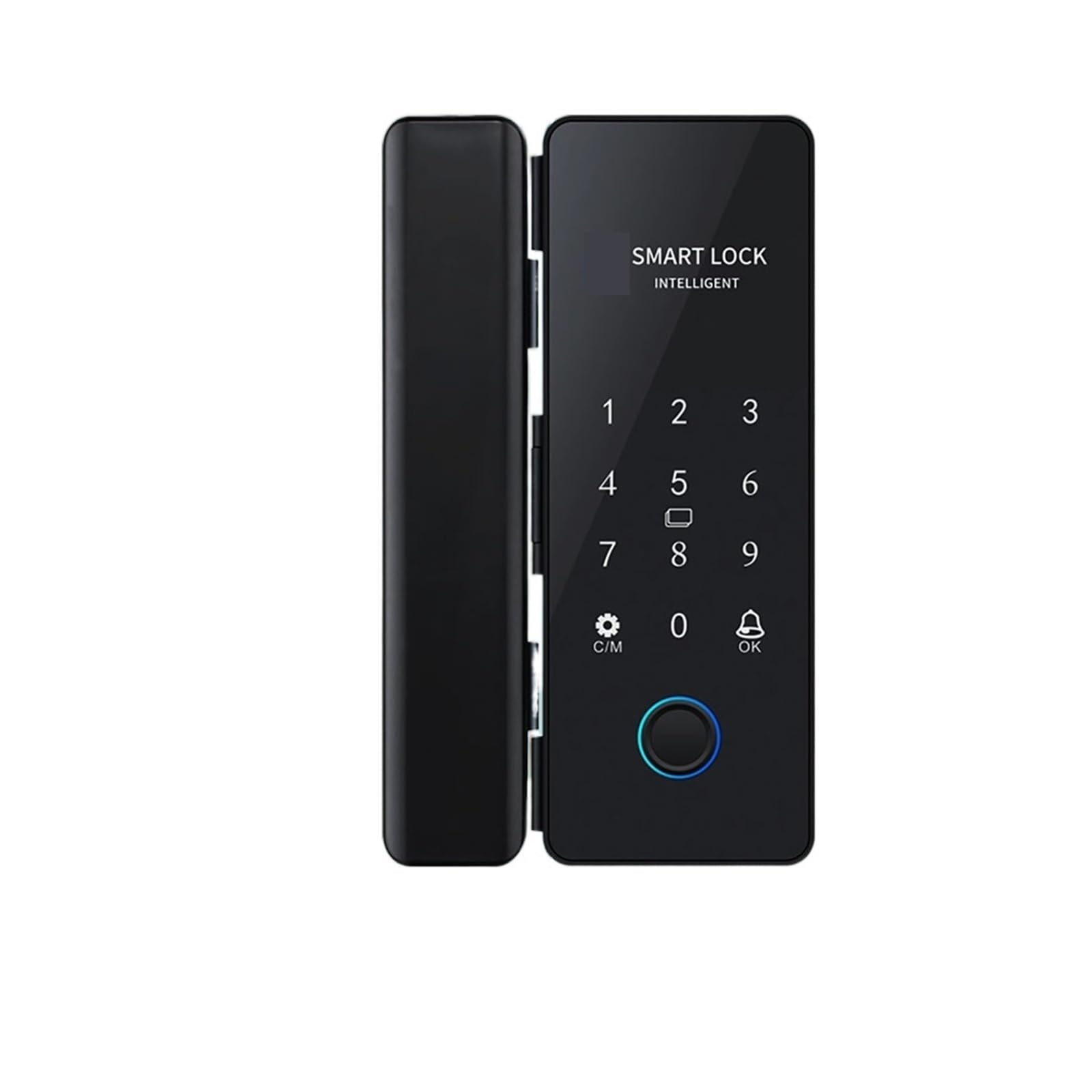 Serrure numerique électronique HAHALock application bluetooth pour porte coulissante en verre
