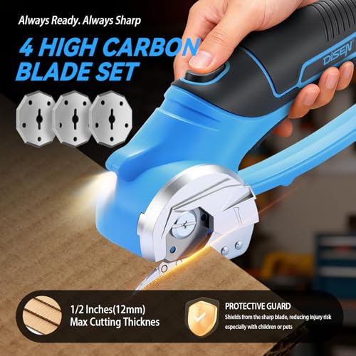 DISEN 3000mAh Cordless Electric Scissors