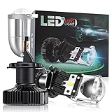 BraveWAY Sharp Cut off Line Bi-LED H4 Headlight Bulbs Projector Lens Hi-Lo Beam Conversion Kit CANBU