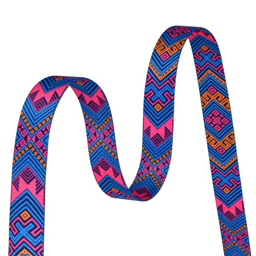 Mihqy Dog Collar with Bohemia Floral Tribal Geometric Patterns - Image 4