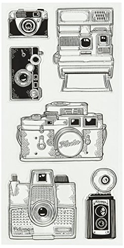 Inkadinkado Sellos (20,3u00a0x 20,3u00a0cm, cámaras, acrílico