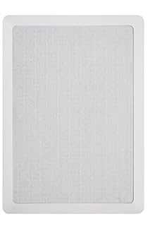 Polk Audio RC85i 2-Way Premium in-Wall 8" Rectangular Speakers, Set of 2 Perfect for Damp and Humid Indoor Placement - Bath, Kitchen, Covered Porches (White, Paintable Grille)