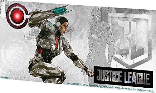 Power Coin Cyborg Justice League Foil Silver Note 1$ Niue 2018