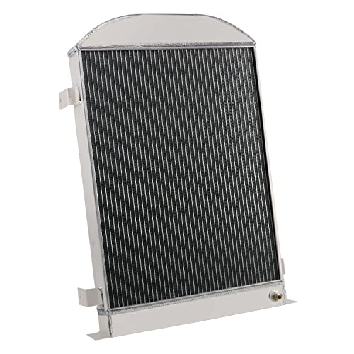 Honorpower 4 Row All Aluminum Radiator For 1935-1936 Ford Model-A Flathead 28"Height 60Mm #TOP1