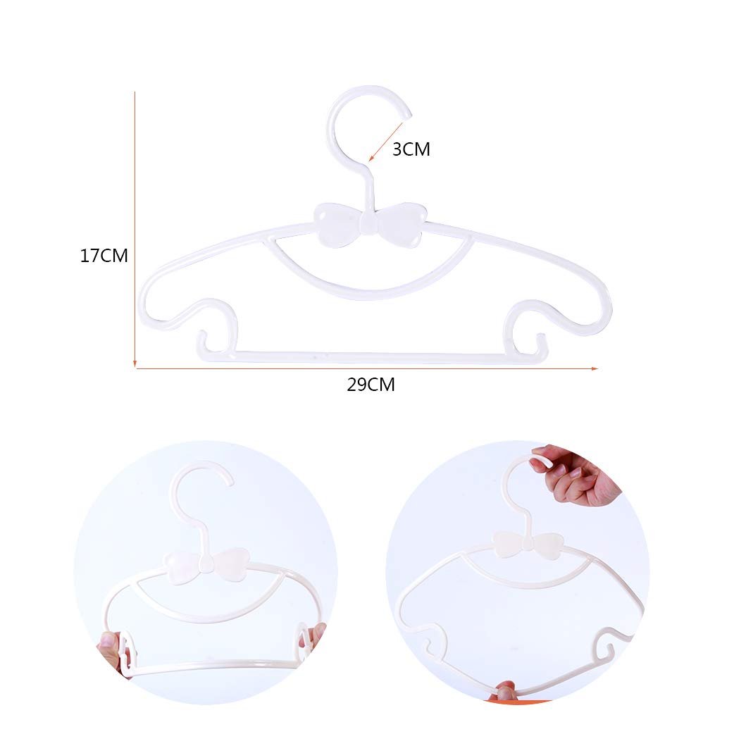 Grucce per bambini grucce resistenti per bambini e neonati Set di 30 pezzi vale la pena di possedere + 10 pezzi Organizzatore
