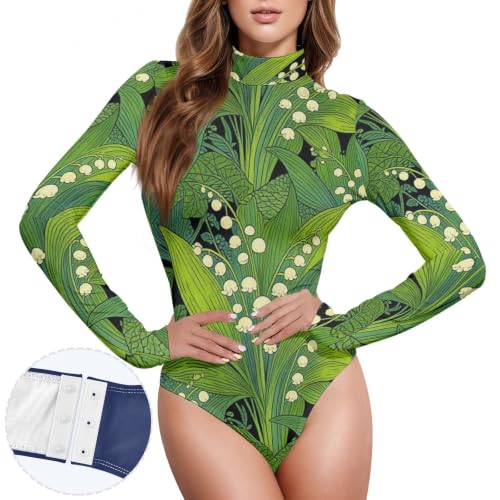Body moldeador con control de abdomen para mujer con estampado de girasol 2