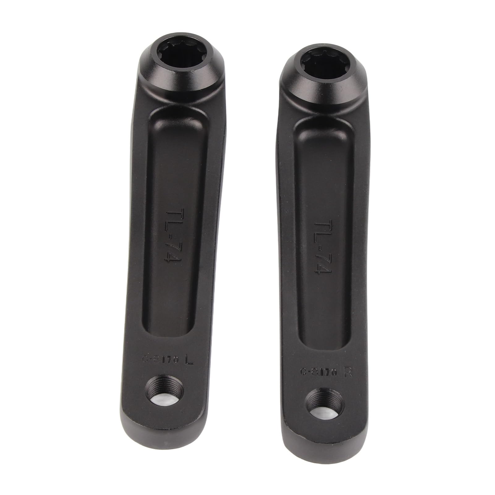 Yosoo Health Gear Manivelle Vélo Électrique ISIS 170mm, Pédalier Aluminium pour Moteur Central, Compatible avec (Paire Gauche Droite)