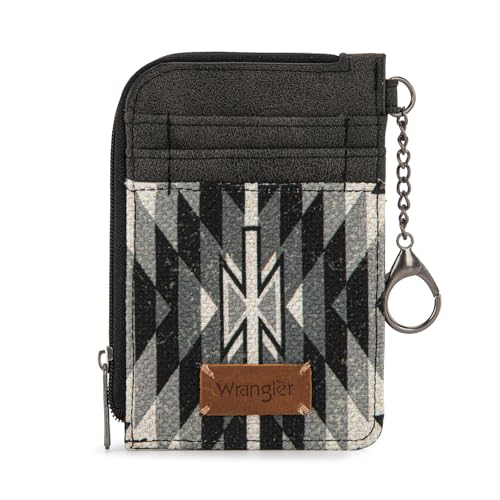 Image of Wrangler Western Card Wallet for Women Aztec Credit Card Holder for Women