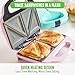 GreenLife Pro Electric Panini Press Grill and Sandwich Maker, Healthy Ceramic Nonstick Plates,Easy Indicator Light, PFAS-Free, Pink