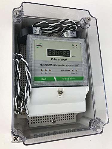Dae P204-200D Kit, Ul Kwh Smart Submeter, 3P4W (3 Hot Wire, 1 Neutral), 200A, 120/208V, 3 Split Core Cts, Demand Meter #TOP3