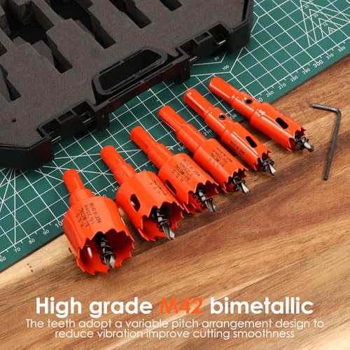 Juego de 7 Piezas de Brocas Bimetálicas M42 miniatura 3
