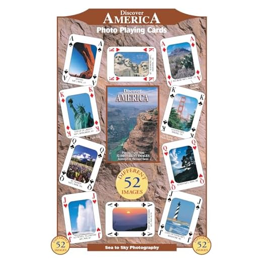 Discover Series Fun Playing Cards - Informational & Educational (America)