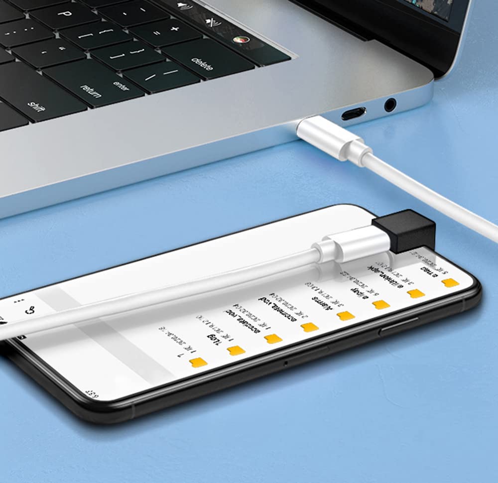 Adattatore USB C ad Angolo di 180 Gradi, Adattatore USB C 2.0 Maschio a Femmina a Forma di U, Adattatore ad Angolo di Tipo C Compatibile per Samsung, MacBook e altro Adattatore USB C ad Angolo di 180 Gradi, Adattatore USB C 2.0 Maschio a Femmina a Forma di U, Adattatore ad Angolo di Tipo C Compatibile per Samsung, MacBook e altro