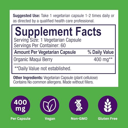 Paradise Herbs Organic Maqui Berry Extract