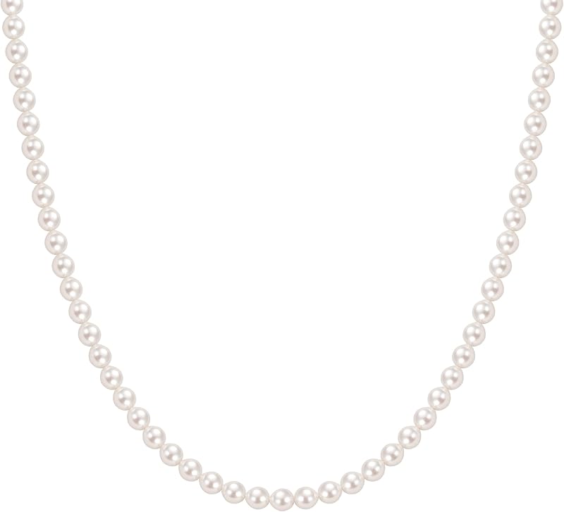 Collares de perlas para mujer, collar de gargantilla con cuentas delicadas