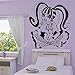 Adesivo murale Monster High Cartoon Wall Sticker Adesivo da parete in vinile Decorazione della stanza dei bambini 60x90cm