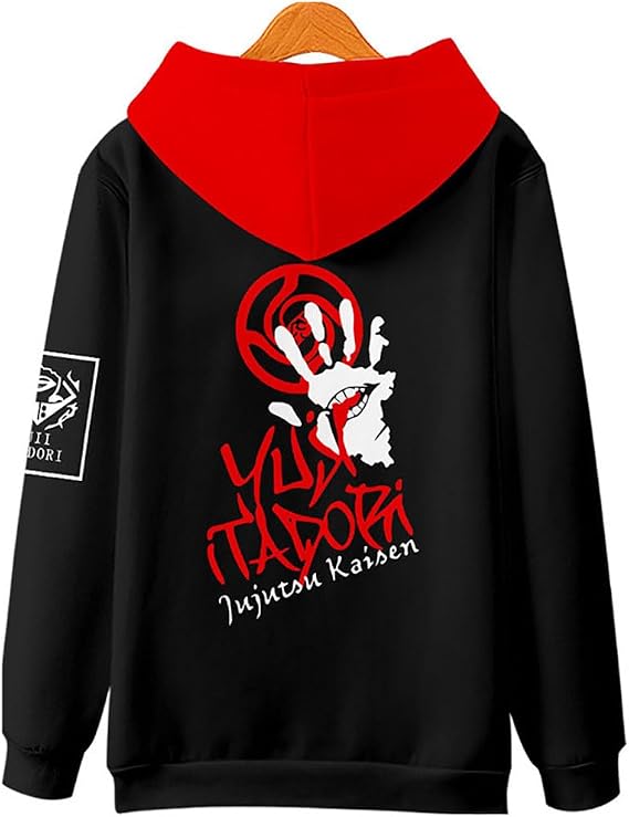 JJK Cosplay Hoodie Satoru Pullover Hoodie Anime Sweatshirt 3D Novelty Unisex Hooded