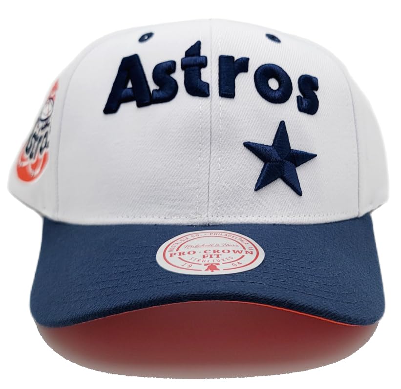 Gorra Snapback Mitchell & Ness Houston Astros Blanca miniatura 3