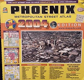 Hardcover Phoenix Metropolitan Street Atlas Book