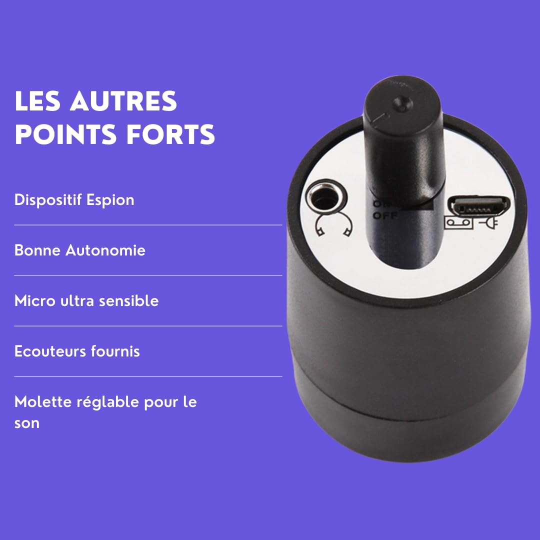 Micro Espion Amplificateur de Son