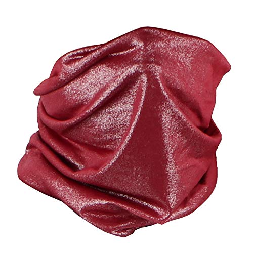 Motique Accessories Solid Sparkle Tube Bandana Neck Gaiter