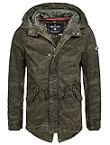  Jet Lag Herren Winterjacke Parka 17-224 Kapuze Army Camouflage (Army Camouflage, 3XL)