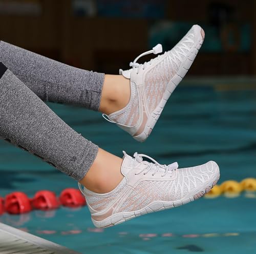 Hike Barefoot Shoes for Women Men Neuropathy Grounded Barefoot Footwear Wide Toe Non-Slip Highly Elastic Sneakers 6