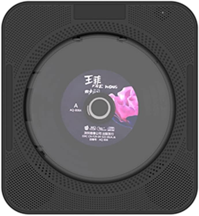 DFHJ YHS-08C Portable CD Player Wall Mountable CD Music Player Bluetooth Remote Control FM Radio HiFi Speaker with USB 3.5mm LED Screen