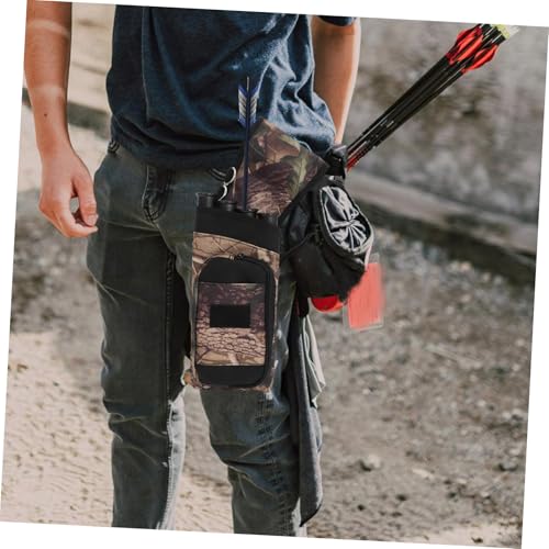 Bolsa de cinturón Kisangel con compartimentos para linterna y caña de pescar 5