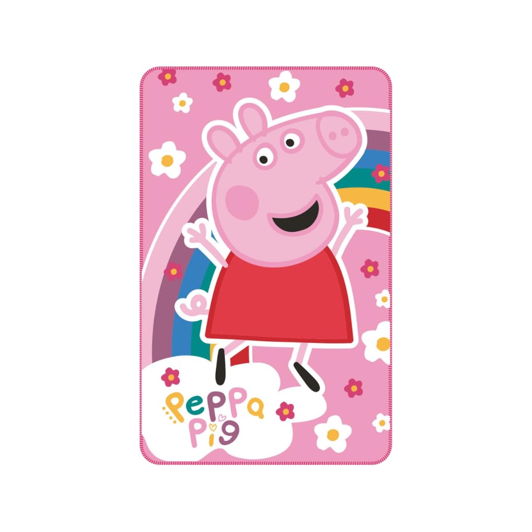 My Sweety Pop Girls Peppa Pink 'S Blanket – Fleece Blanket – 95 X 150 Cm – 100% Polyester – – Gift Idea