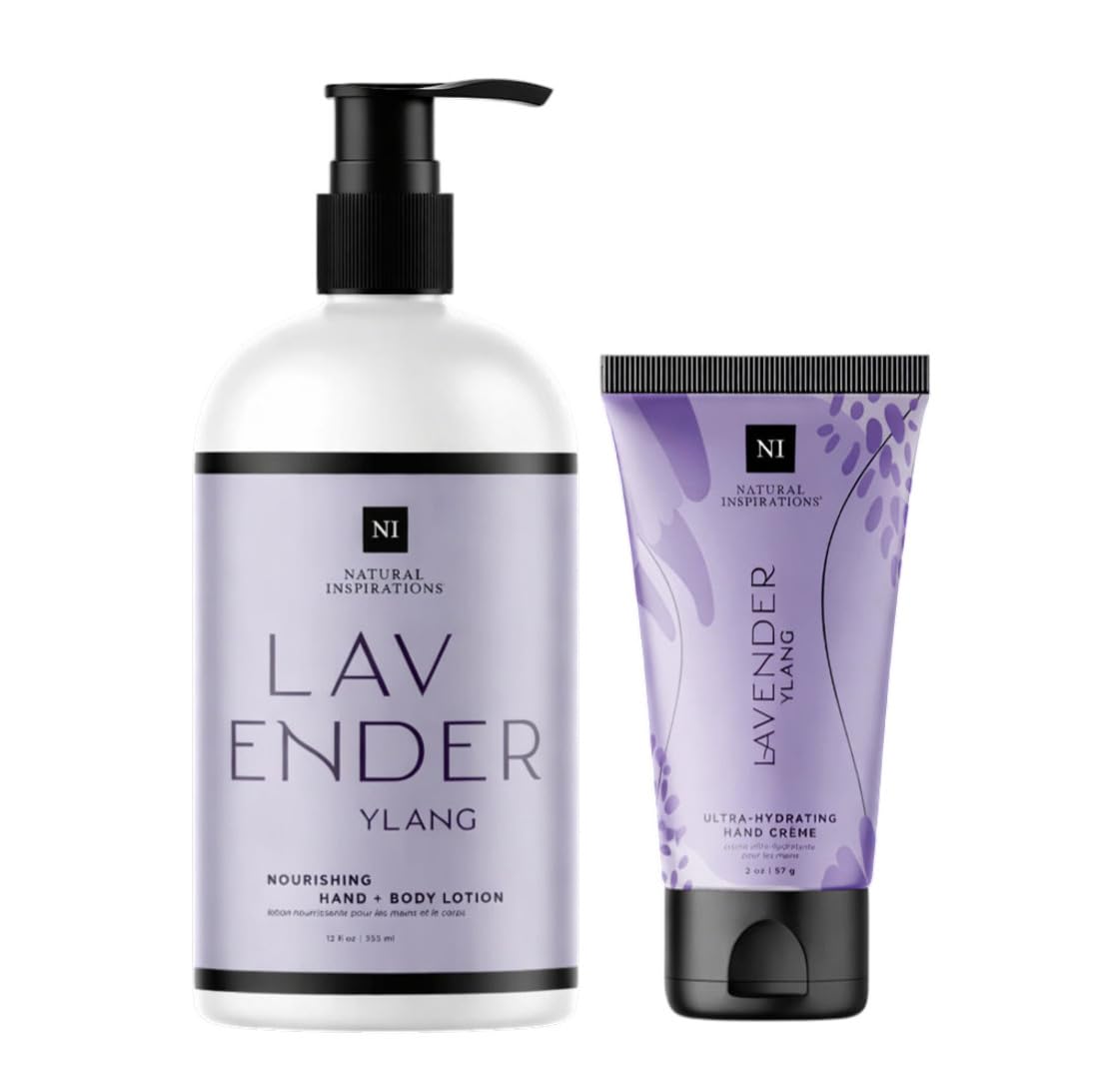 Natural Inspirations Hand & Body Lotion and Hand Creme Gift Set - Sea Salt Citrus