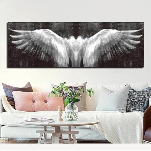 Affiches et impressions d'ailes abstraites, toile poétique de salon