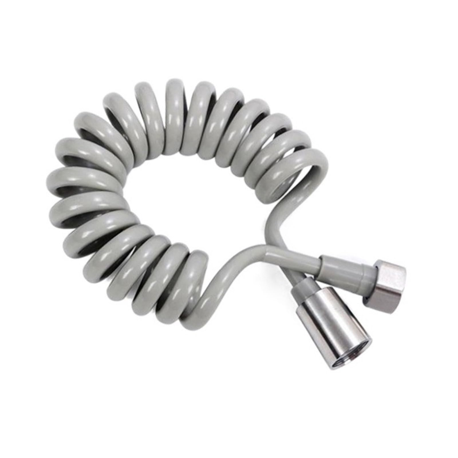 Flexibler Feder-Brauseschlauch for Wasser, Toilette, Bidet, Sprayer, Telefonleitung, Sanitär-Badezimmer-Zubehör(Gris,1.5 m)
