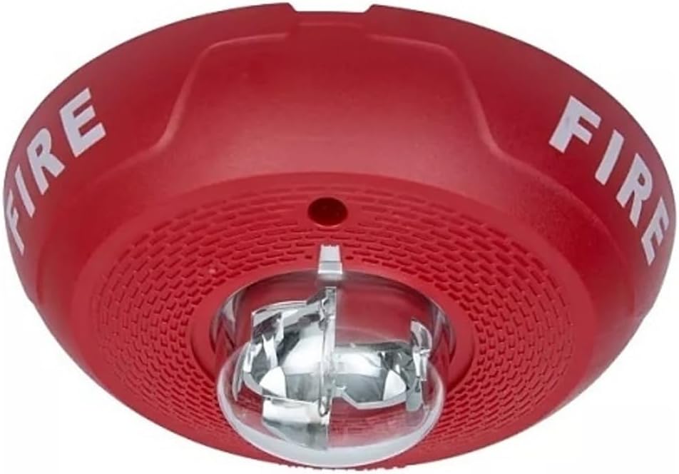 System Sensor P2GWKLED L-Series Outdoor Compact Wall-Mounted Horn Strobe, FIRE, White; Compatibility with Legacy System Sensor SpectrAlert, SpectrAlert Advance, and L-Series Notification