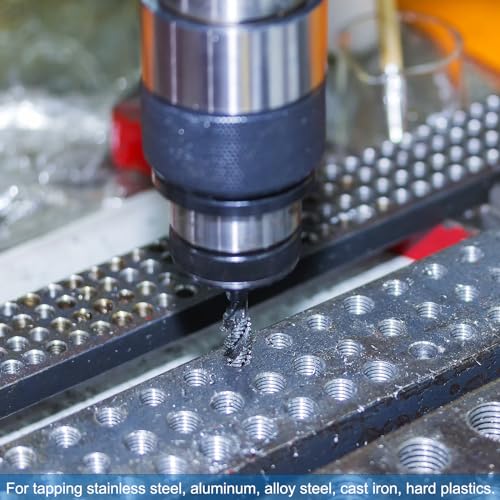 QUARKZMAN 4 Stück Maschine Gewindebohrer Spitze M4 x 0,7 Metrisch Spitzengewindeschneider HSS M2(6542) Universelle und Hochwertige Gewindebohrer