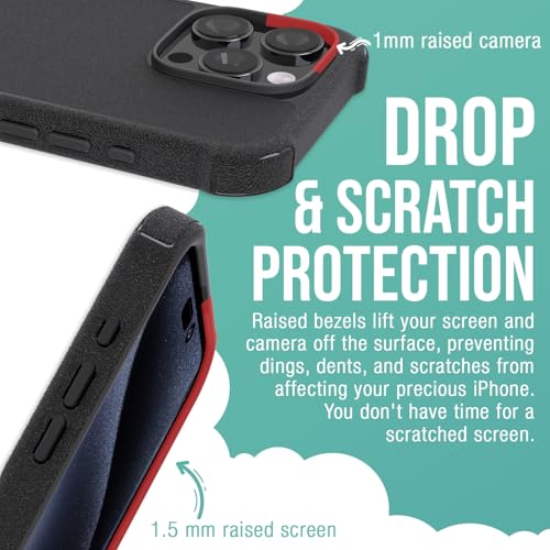 Image of Smartish - Lime Time - iPhone 16 Pro MagSafe Armor Case - Gripzilla [Rugged & Tough] Heavy Duty Armor Case - Fits iPhone 16 Pro