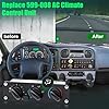 Heater Climate Control Panel 599-008 for 2002-2021 Freightliner M2 100 106 112 108SD 114SD B2 S2G, 2004-2015 Thomas Saf-T-Liner Driver Climate Temperature Control with Front Windshield Defogger #2