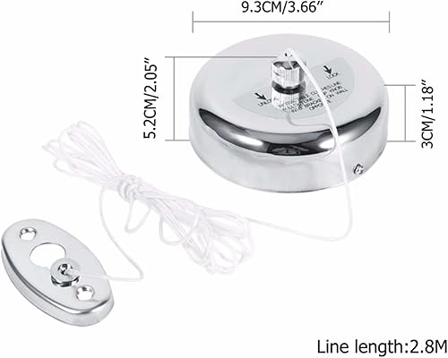 Miniatura 2 de Tendedero retráctil, secadora de ropa de acero inoxidable 304 con cuerda ajustable para colgar secado, ducha, baño, lavandería, hotel, balcón