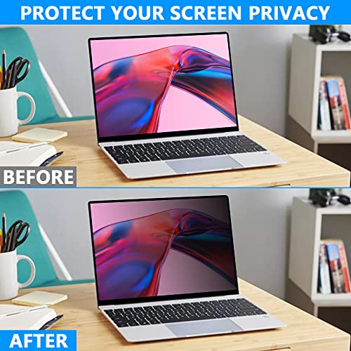 Laptop Privacy Screen Protector Compatible With 15.6 Inch, Removable 16:9 Aspect Ratio Laptop Privacy Filter, Anti Spy/Easy Installation/Anti Glare/Blocking Blue Light #TOP6
