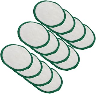 FRCOLOR 12 Peças Almofadas Removedoras De Maquiagem Para Rosto Almofadas De Algodão Redondas Almofadas De Algodão Para Removedor De Esmalte De Rosto Almofadas Faciais De Bambu Almofadas