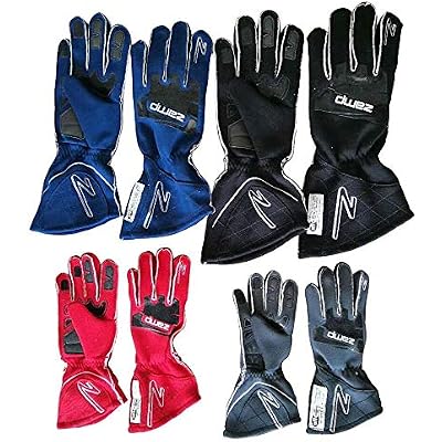 Zamp ZR-50 SFI 3.3/5 Race Gloves Gray XLarge