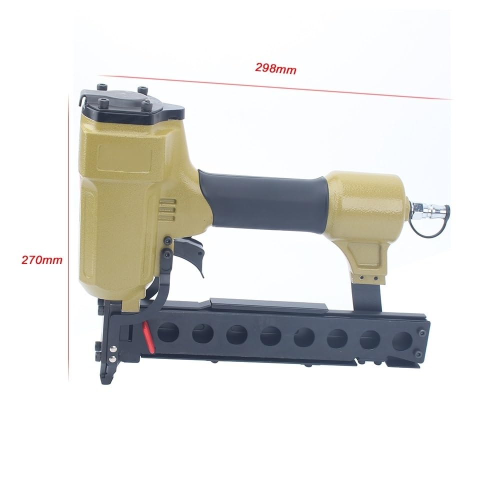 Grapadora profesional resistente de 440 KB, pistola de clavadora neumática, 18 GA, grapadora de alambre mediano, grapas para sofá y muebles